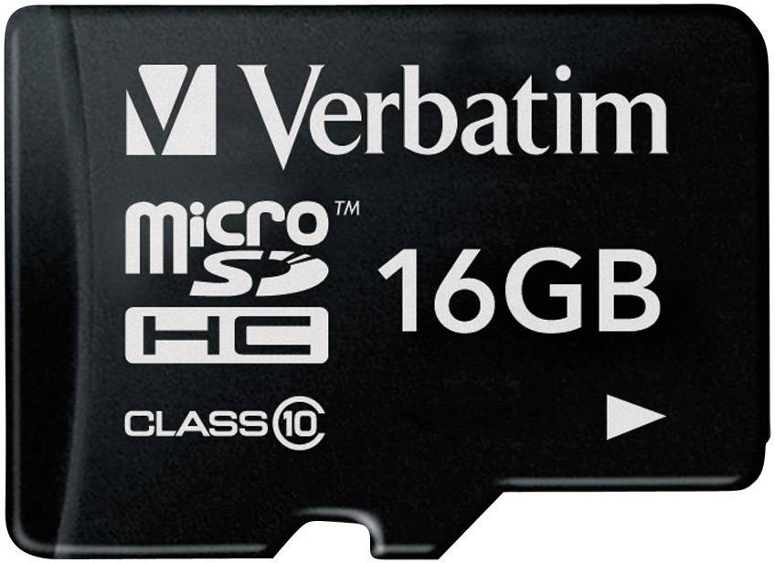 Kartica microSDHC Verbatim, 16 GB, razred 10 44010-0