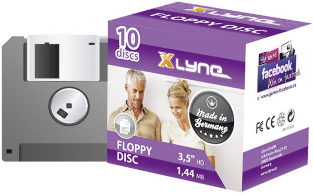 3,5 "disketa 1,44 MB Xlyne 9010000 10 kosov-0