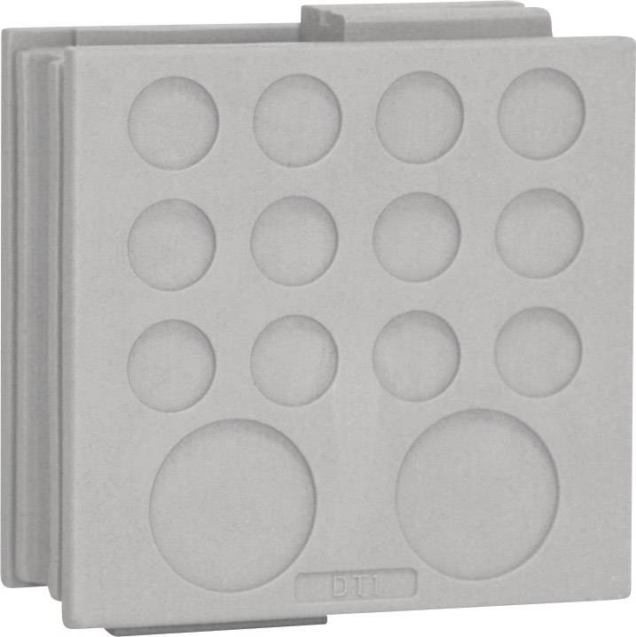 Icotek DT 1 kabelska uvodnica Objemka Ø (maks.) 12.2 mm elastomer siva 1 kos-0