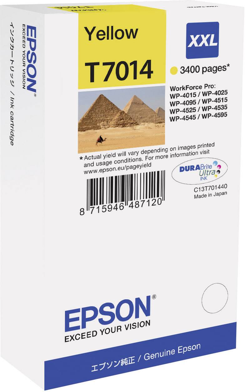 Kartuša Epson T7014 rumena XXL C13T70144010-0