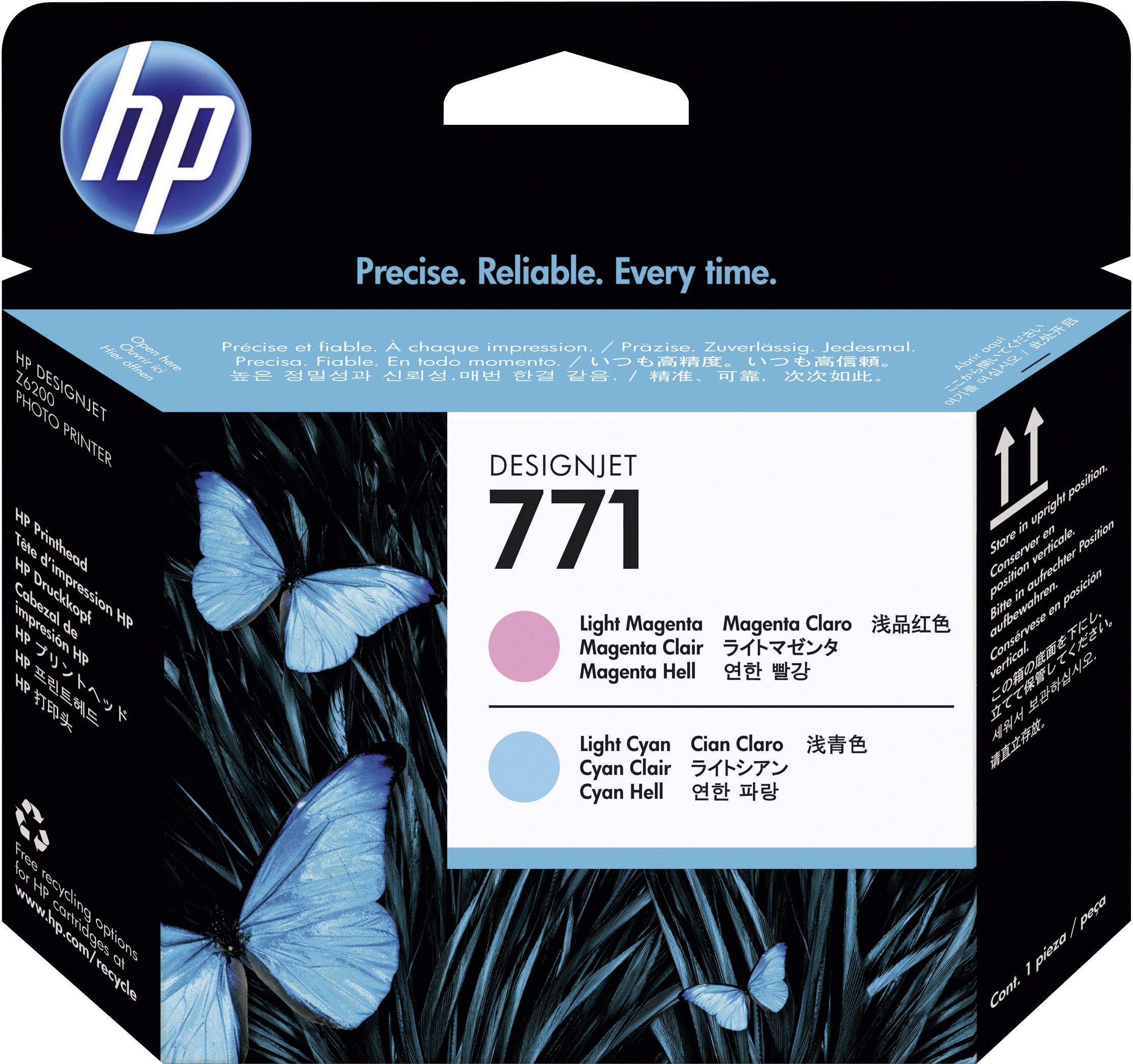 HP tiskalna glava 771 original foto cianova, foto magenta CE019A-0