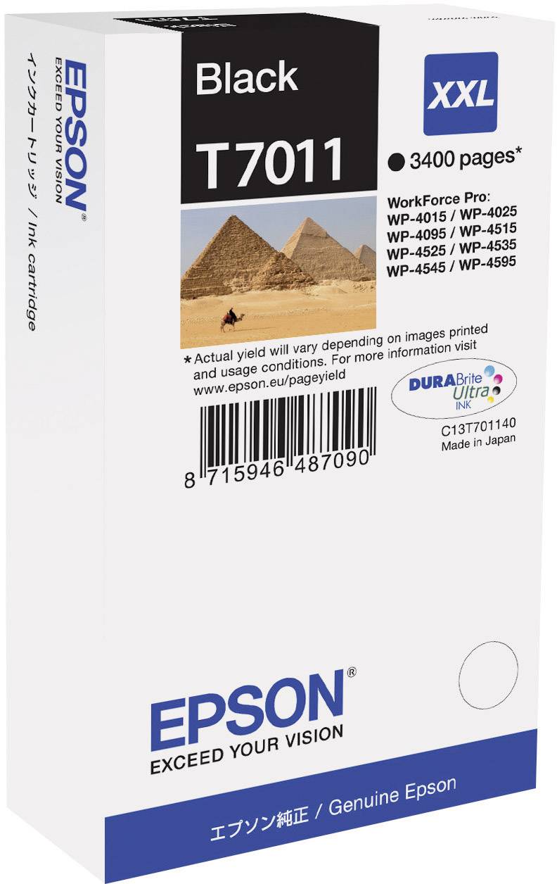 Kartuša Epson T7011 črna XXL C13T70114010-0