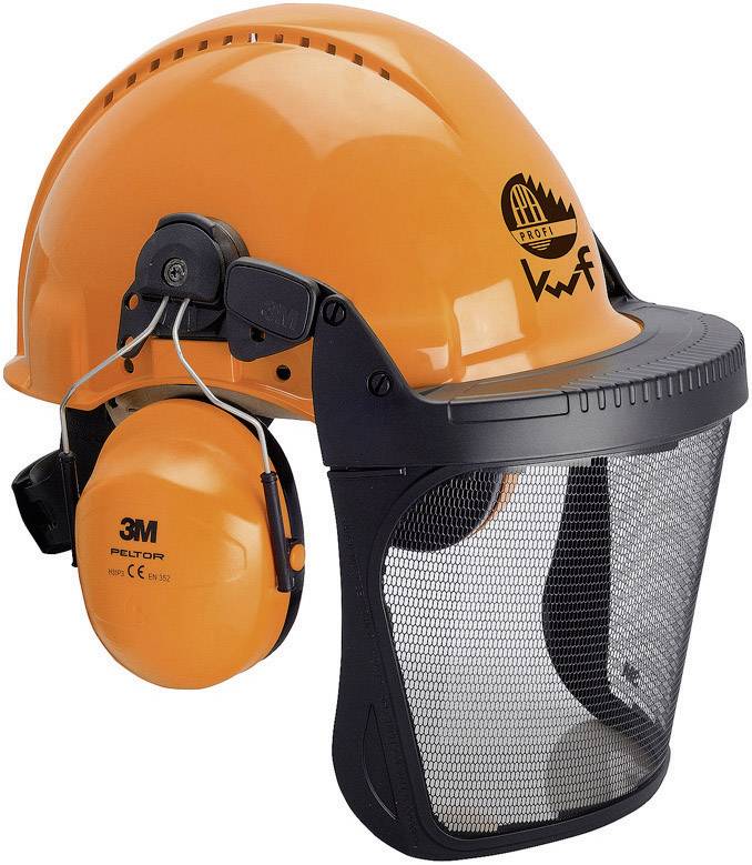 3M Forest 3MO315J gozdarska zaščitna čelada oranžna