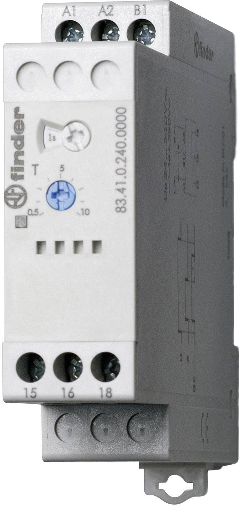 Industrijski časovni rele 83.41.0.240.0000 Finder 24 - 240 V DC/AC 1 izmenjevalnik 16 A maks. 400 V/AC-0