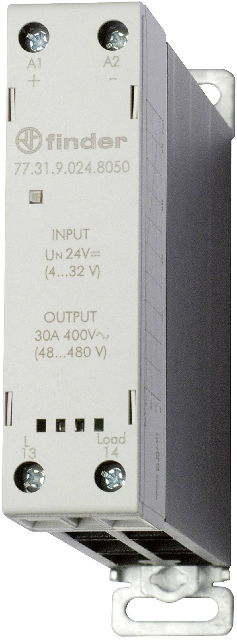 Finder polprevodniški rele 77.31.9.024.8050-5 30 A Preklopna napetost (maks.): 480 V/AC brez napetostno preklapljanje 1 -0