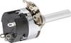 TT Electronics AB Ogljikov potenciometer AR45, Lin, 1 kOhm,0,5 W, os premera 6 mm 104701780