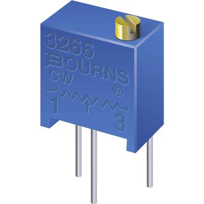 Bourns 3266W-1-504LF vijačni trimer 12-stopenjski linearni 0.25 W 500 kΩ  4320 ° 1 kos 