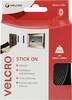 VELCRO® VEL-EC60215 sprijemalni trak za lepljenje oprijem in mehko volneno blago (D x Š) 2500 mm x 20 mm črna 2.5 m