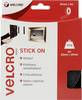 VELCRO® VEL-EC60217 sprijemalni trak za lepljenje oprijem in mehko volneno blago (D x Š) 5000 mm x 20 mm črna 5 m