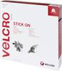 VELCRO® VEL-EC60355 sprijemalni trak za lepljenje oprijem in mehko volneno blago (D x Š) 25000 mm x 20 mm črna 25 m