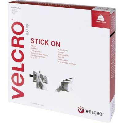 VELCRO® VEL-EC60355 sprijemalni trak za lepljenje oprijem in mehko volneno blago (D x Š) 25000 mm x 20 mm črna 25 m-0