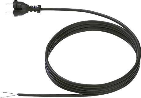 Priključni kabel [ konturni vtič - kabel, odprti konec] črni 5 m Bachmann Electric 246186-0