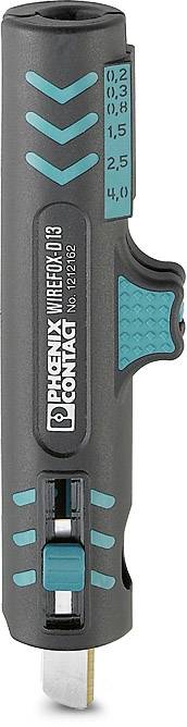 Pripomoček za snemanje izolacije, primeren za inštalacijski kabel 8 do 13 mm 0.2 do 4 mm Phoenix Contact WIREFOX-D 13 12-0