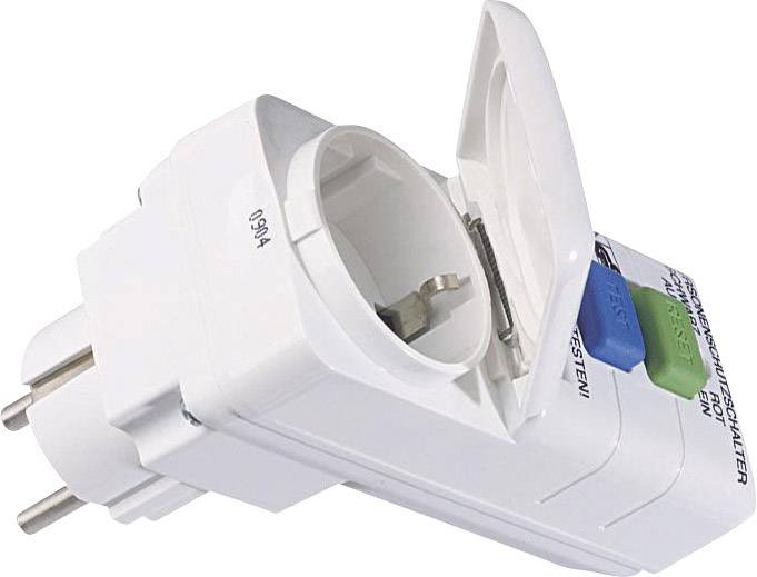 Varnostni vmesni vtič, bele barve IP44 Bachmann Electric 919284-0