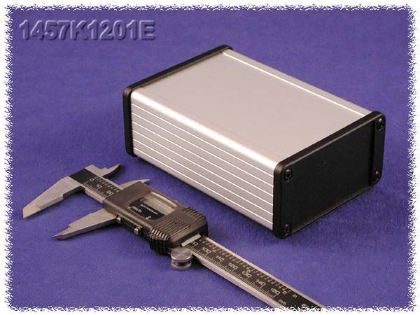 Univerzalno-ohišje aluminij črno 120 x 104 x 32 Hammond Electronics 1457L1201EBK 1 kos