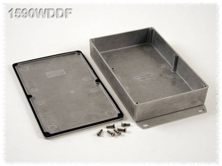 Univerzalno ohišje 187.5 x 119.5 x 37 aluminij, naravna barva Hammond Electronics 1590WDDF 1 kos-0
