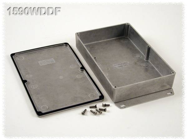 Univerzalno ohišje 187.5 x 119.5 x 37 aluminij, naravna barva Hammond Electronics 1590WDDF 1 kos