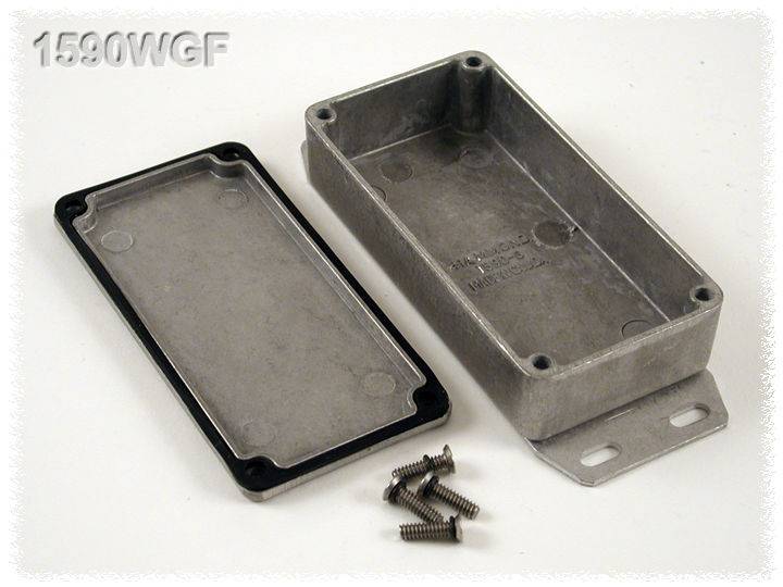 Univerzalno ohišje 100 x 50 x 25 aluminij, naravna barva Hammond Electronics 1590WGF 1 kos