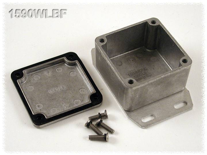 Univerzalno ohišje 50.5 x 50.5 x 31 aluminij, naravna barva Hammond Electronics 1590WLBF 1 kos-0