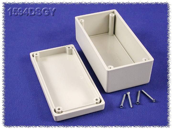 Univerzalno ohišje 131 x 66 x 55 ABS siva Hammond Electronics 1594DSGY 1 kos