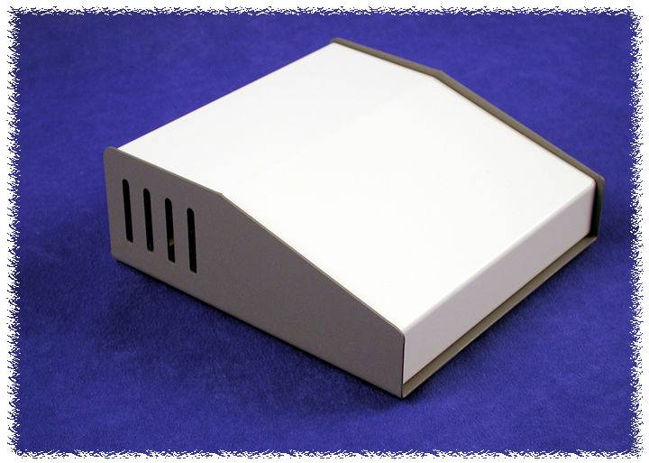 Pult-ohišje 157 x 116 x 58 aluminij siva Hammond Electronics 515-0910 1 kos-0