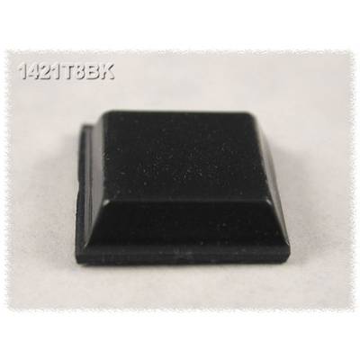 Hammond Electronics 1421T8BK nogica za naprave samolepilno, okroglo črna (Ø x V) 12.1 mm x 3.1 mm 24 kos-0