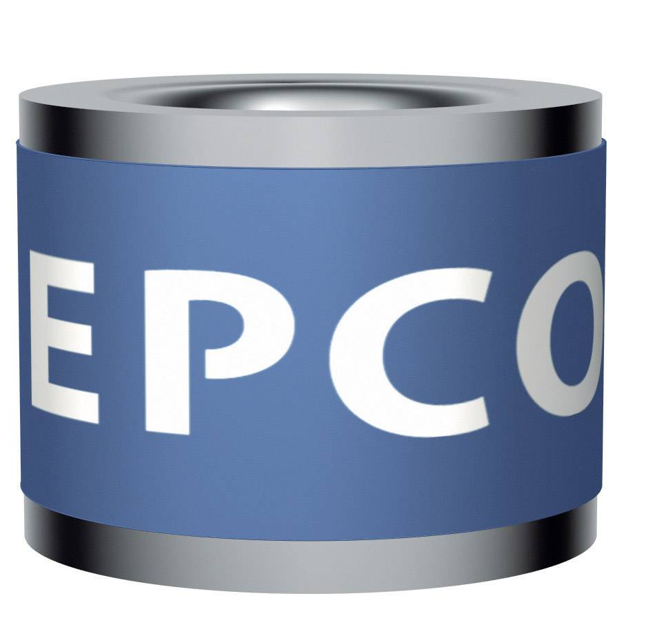 Modra pločevinka s srebrnim pokrovom in zamegljenim napisom 'EPCOR'.