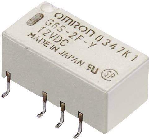 Aratas G6S-2F 12 VDC rele za tiskano vezje 12 V/DC 2 A 2 menjalo 1 kos