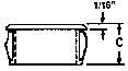 PB Fastener AF0625 kabelska uvodnica Objemka Ø (maks.) 11.1 mm Trdnost plošče (maks.) 3.2 mm poliamid črna 1 kos-1