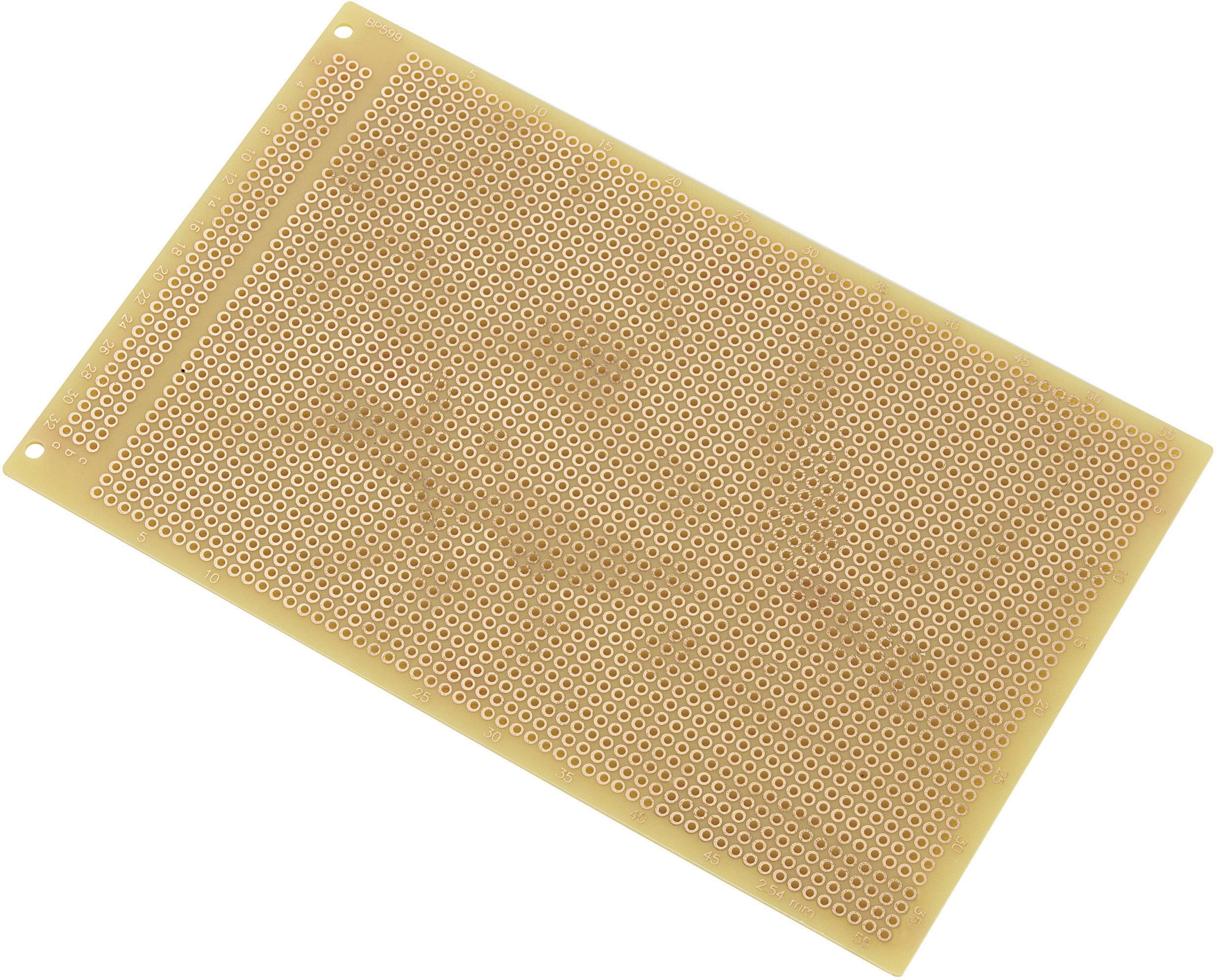 TRU COMPONENTS SU527441 evro plošča trdi papir (D x Š) 160 mm x 100 mm 35 µm Osnovna mreža 2.54 mm Vsebina 1 kos