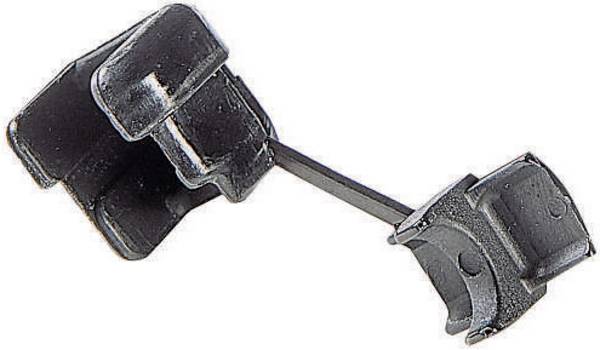 PB Fastener 77020 kabelska uvodnica Objemka Ø (maks.) 4.7 mm Trdnost plošče (maks.) 1.6 mm poliamid črna 1 kos