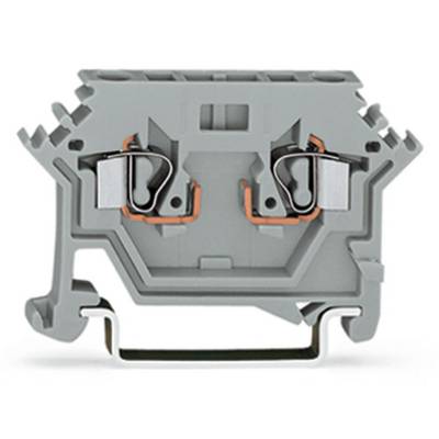 Osnovna sponka 5 mm, z natezno vzmetjo: L sive barve WAGO 280-616 100 kosov-0