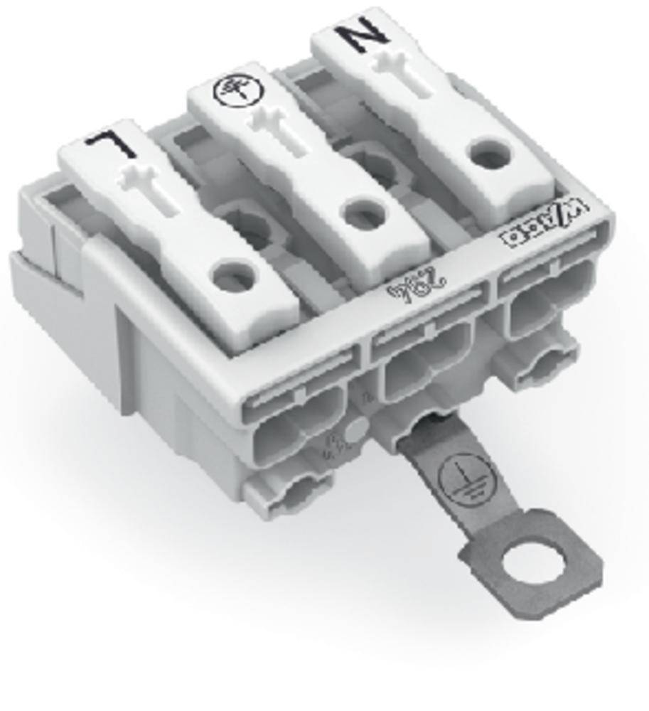 priključna sponka za omrežje tog: 0.5-1.5 mm² Število pinov: 3 WAGO 294-4423 500 kos bela-0