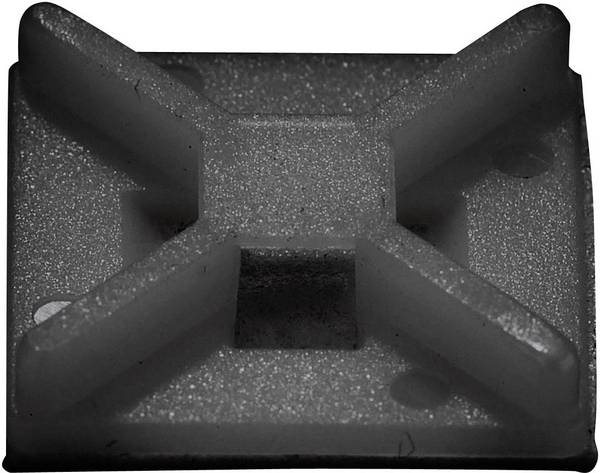 TRU COMPONENTS pritrdilno podnožje 541189 4-delni navoj črna 50 kos