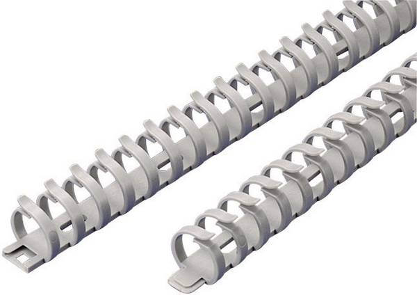 TRU COMPONENTS 1593221 TC-FDR30203 držalo za snop kablov 29 mm (max) siva 1 kos