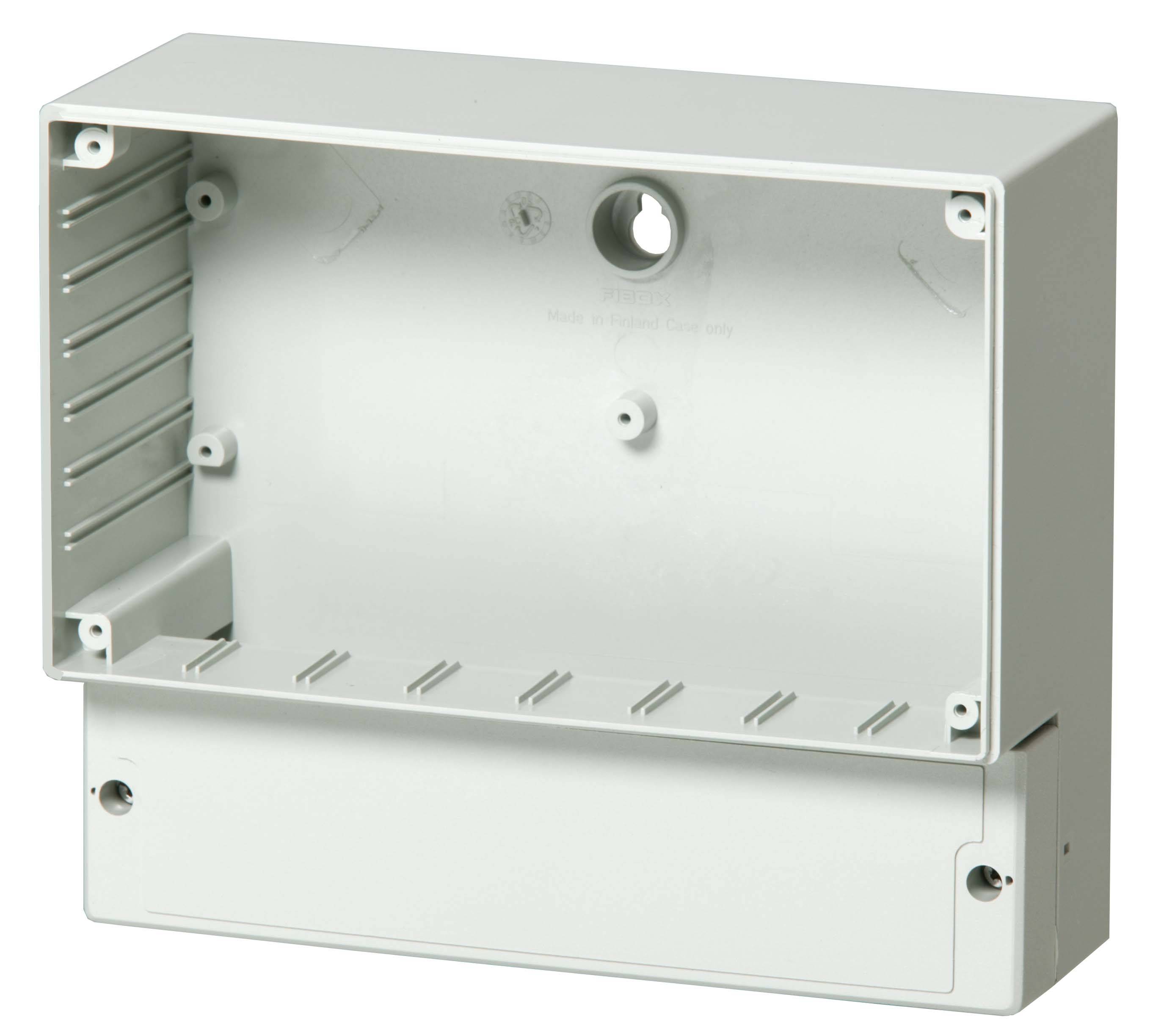 Fibox PC 21/18-C3 stensko ohišje 213 x 185 x 90 x 90 polikarbonat sivo-bela (RAL 7035) 1 kos Piece