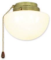 CasaFan 1S MP HALBKUGEL stropni ventilator-svetilka opal steklo, svetleč-0