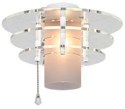 CasaFan 6 WE ACRYLSCHEIBEN stropni ventilator-svetilka mat akrilno steklo-0