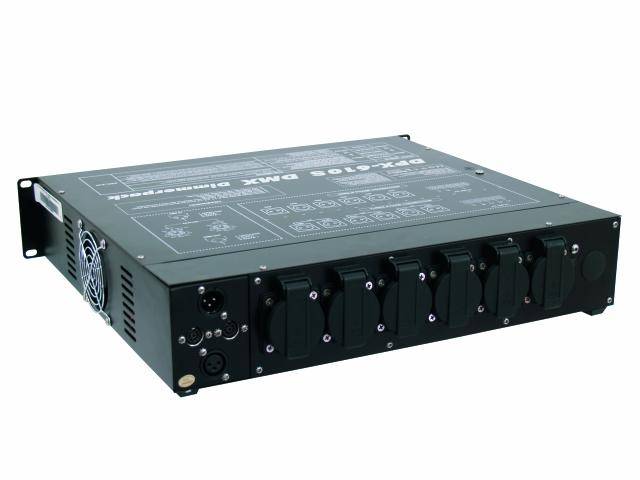 Eurolite DPX-610 DMX zatemnilnik 6-kanalni 19-palčna izvedba-2