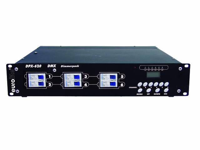 Eurolite DPX-620 DMX zatemnilnik 6-kanalni-0