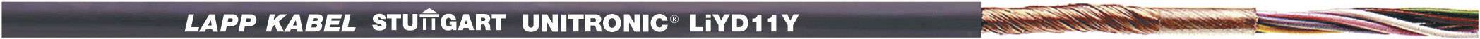 Podatkovni kabel UNITRONIC® LiYD11Y 2 x 0.25 mm črne barve LappKabel 0033302 meterski-0