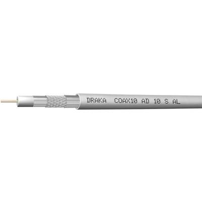 Koaksialni kabel zunanji premer: 6.8 mm 75 100 dB bele barve DRAKA 1019225-00200 meterski-0