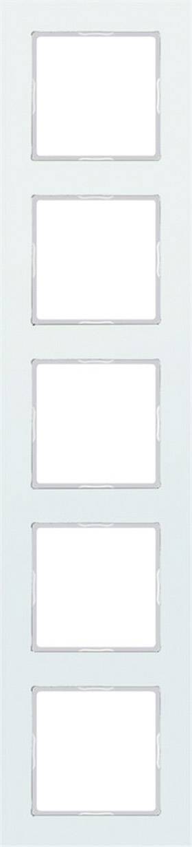 Petdelni okvir Jung A Creation, mat bela, AC585GLWMT-0