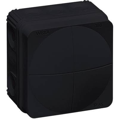 Odcepnik/odcepna omarica za kable za vlažne prostore Wiska Combi 108, črna, IP66 10061999-0