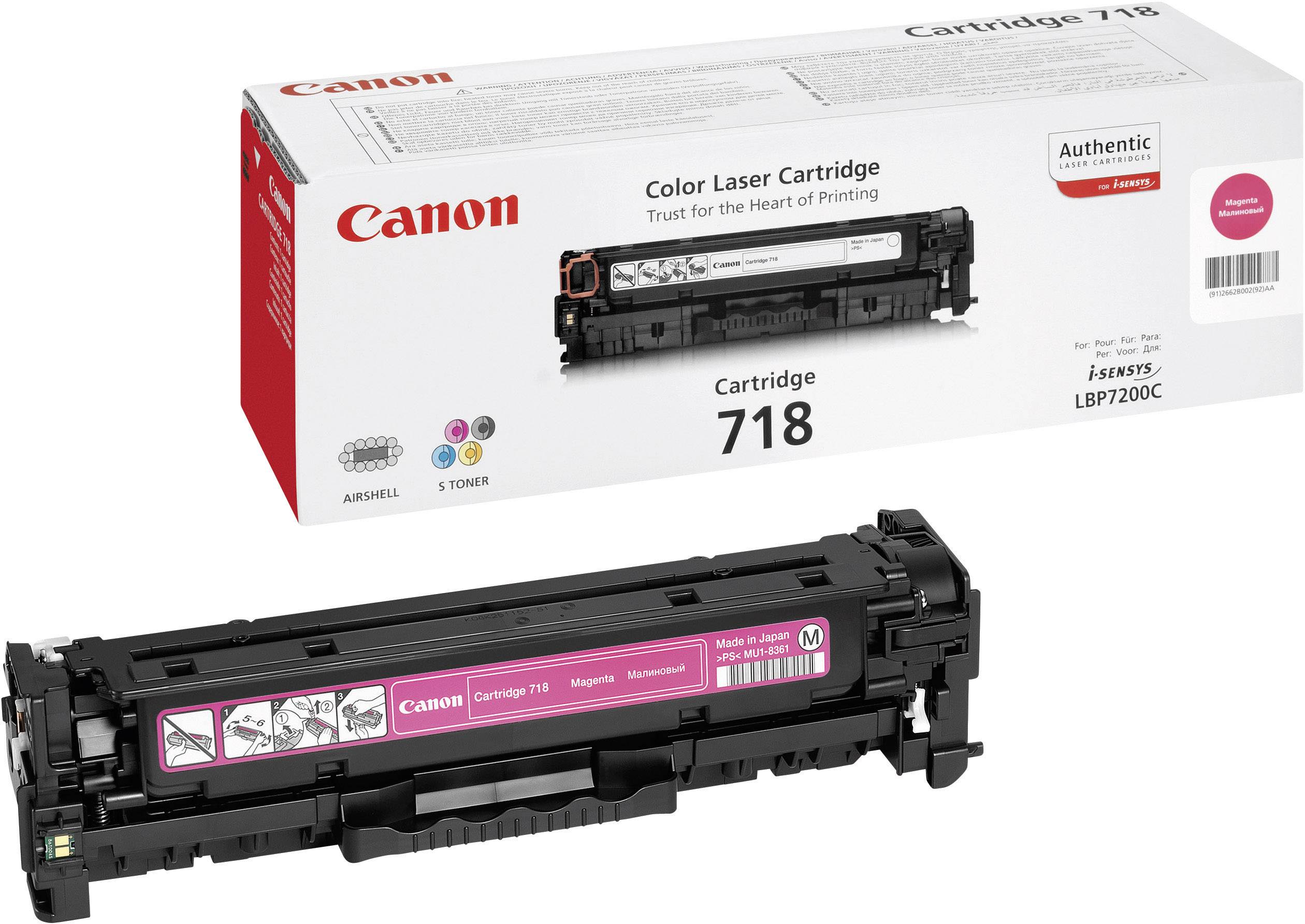 Toner Original Canon 718 M, magenta, največje število strani : 2900 strani 2660B002-0