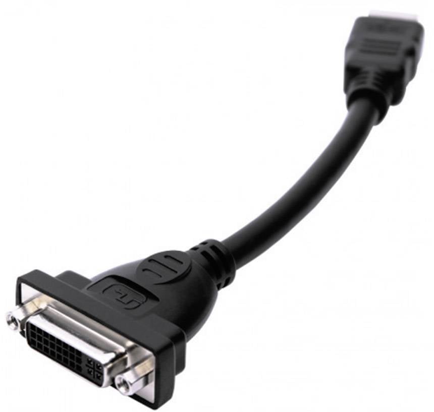 club3D CAC-HMD>DFD HDMI / DVI adapter [1x moški konektor HDMI - 1x ženski konektor DVI, 24 + 5 polov] črna 12.00 cm-1