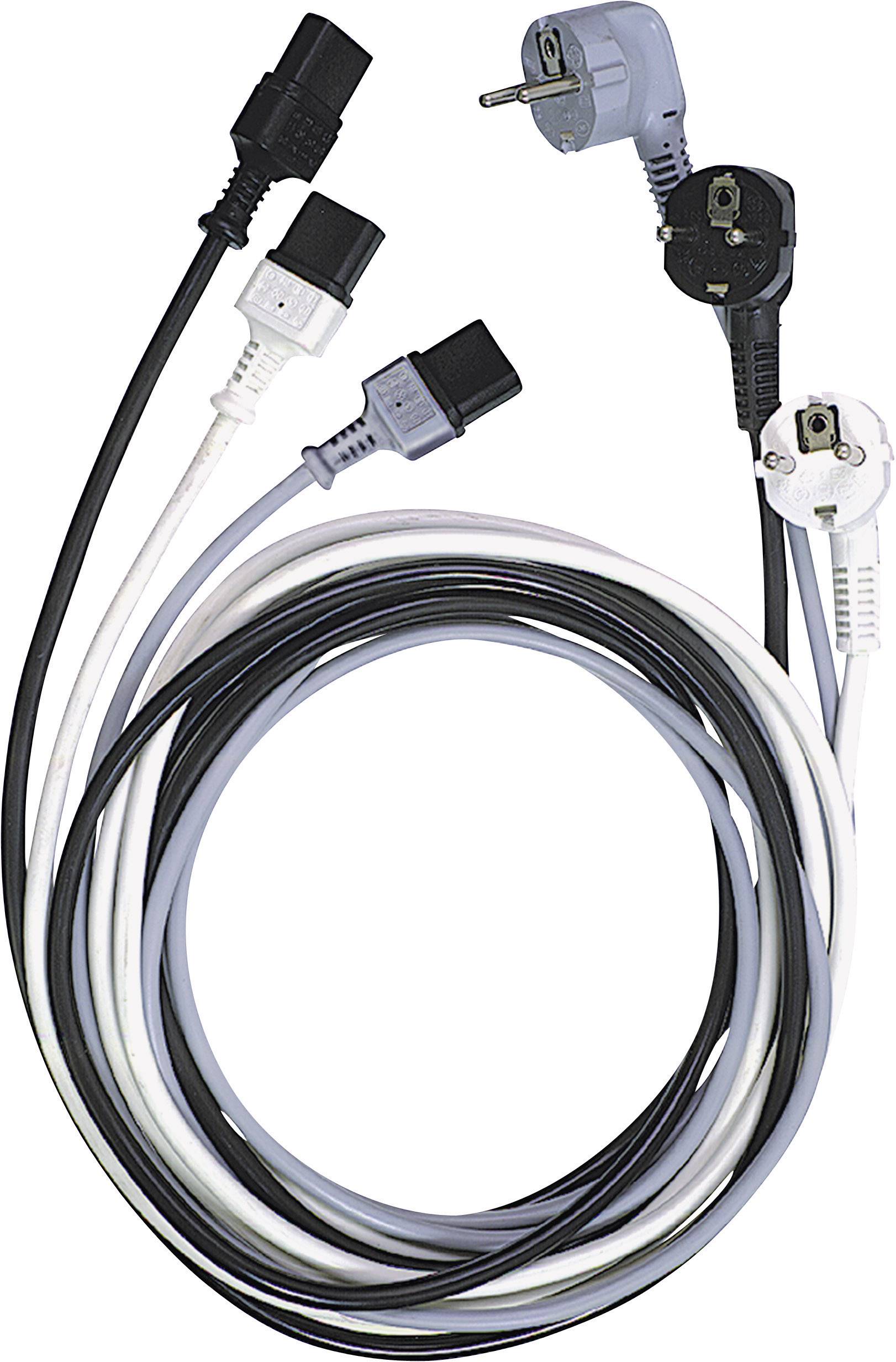 Priključni kabel za hladne naprave [ varnostni vtič - IEC vtičnica C13] črni 2.5 m LappKabel 73222334-0