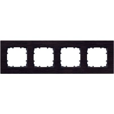 Siemens programsko stikalo 4-kratni okvir Delta temno rjava 5TG11040 1 kos-0
