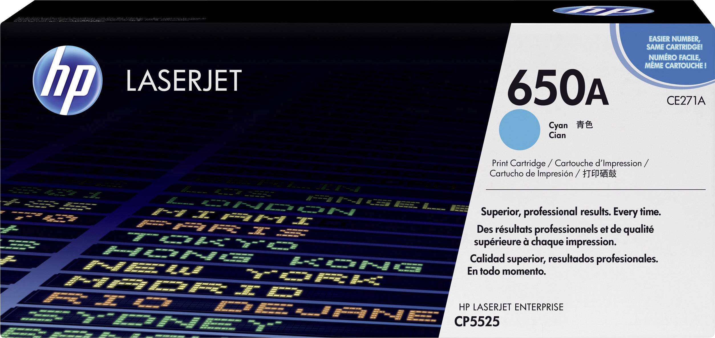 HP toner 650A original cianova 15000 Strani CE271A-0