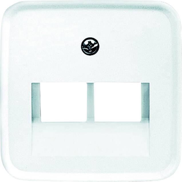 Busch-Jaeger pokrov UAE/IAE/ISDN vtičnica Reflex SI, Reflex SI Linear snežno bela 1803-02-214 1 kos